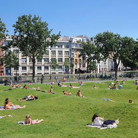 Paradis Du Canal St-Martin Et Jardin Villemin Paris Exteriör bild